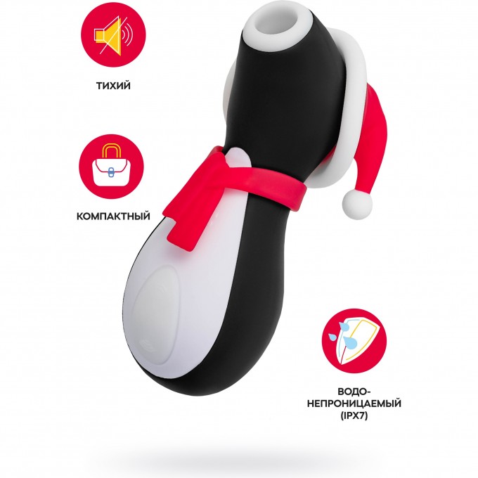 Вакуум-волновой стимулятор клитора SATISFYER PRO PENGUIN HOLIDAY EDITION бесконтактный 4059945 Вакуум-волновой стимулятор клитора SATISFYER PRO PENGUIN HOLIDAY EDITION бесконтактный 4059945